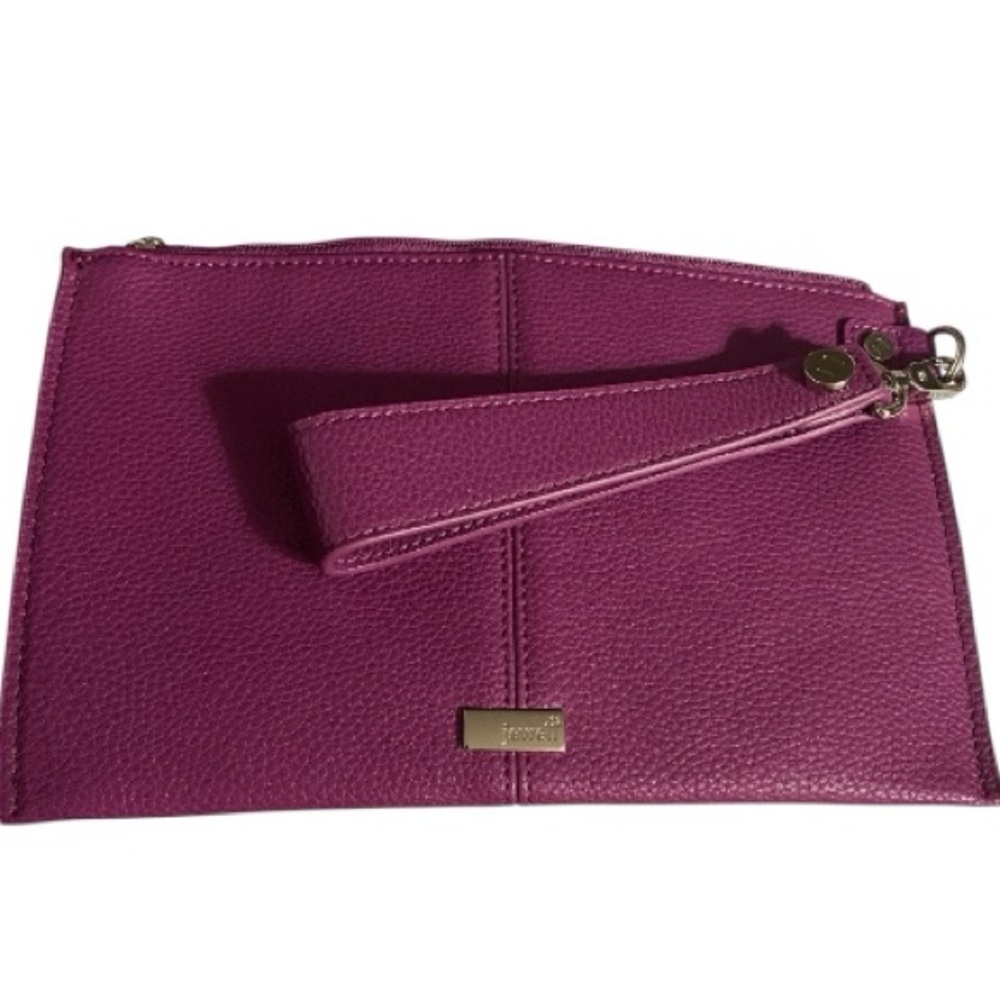 Jewell by Thirty-One 31 Wristlet, Wallet, Fuchsia, Pebble Finish, NWOT